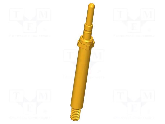 Test needle; Operational spring compression: 4mm; 30A; Ø: 1.4mm INGUN HSS-120-0210