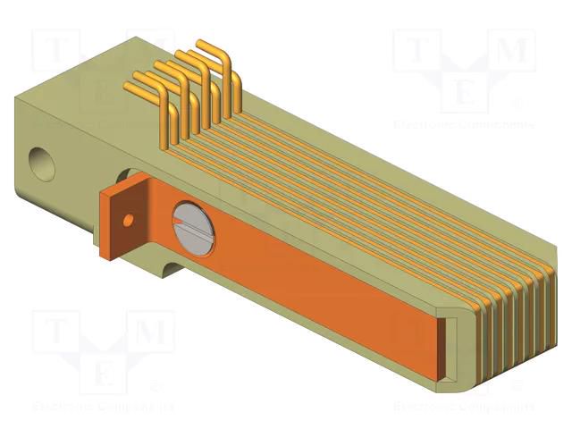 Test plug; Contacts: CuBe; PS; push-in; L: 42mm; 100Ω; 0.06kV; RJ45 INGUN IGN-41164