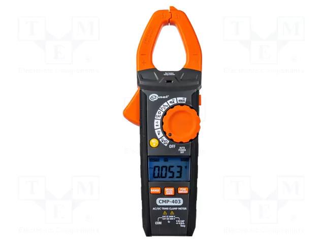 Meter: multifunction; digital,pincers type; Øcable: 30mm; LCD SONEL CMP-403