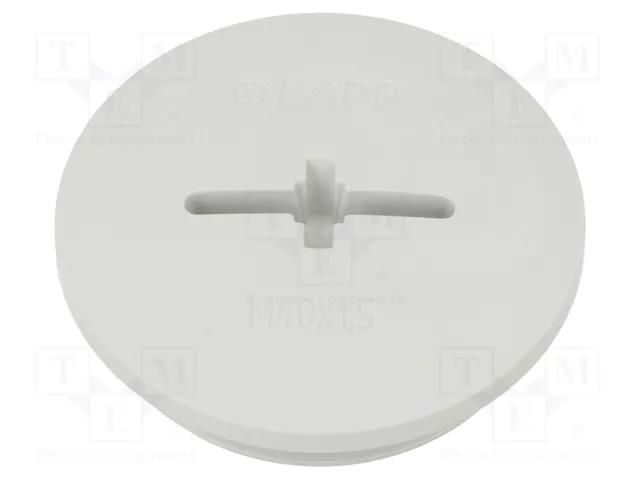 Stopper; M40; 1.5; IP68; polyamide; light grey; SKINDICHT®; 8mm LAPP BLK-GL-M40+O-R7035