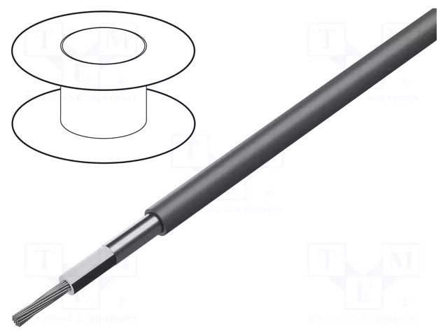 Wire; Xtra Guard® 1; 1x2x22AWG; shielded,Al-PET-Al foil; PVC ALPHA WIRE 5481C-SL001