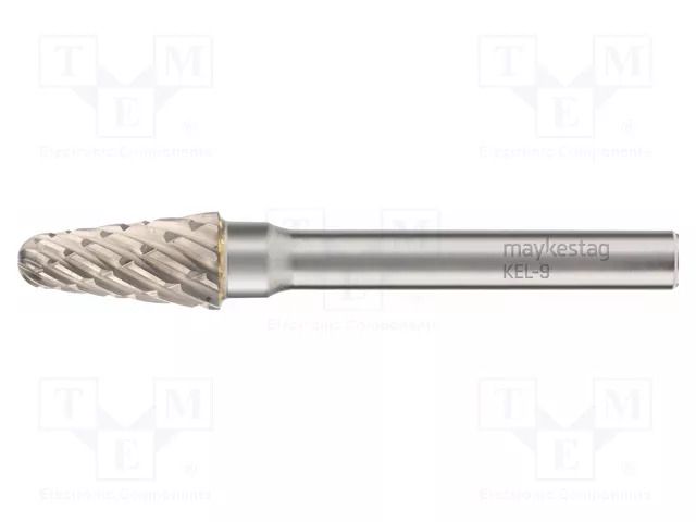 Rotary burr; Ø: 12mm; L: 70mm; aluminium; Working part len: 25mm ALPEN-MAYKESTAG ALP.789906112100