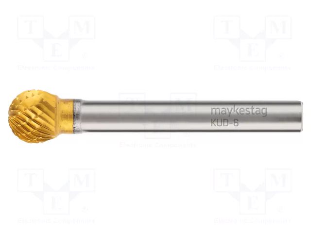 Rotary burr; Ø: 2.5mm; L: 38mm; Working part len: 2mm; 3mm; metal ALPEN-MAYKESTAG ALP.787703125100
