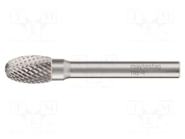Rotary burr; Ø: 6mm; L: 39mm; metal; Working part len: 10mm; rod 3mm ALPEN-MAYKESTAG ALP.786403106100