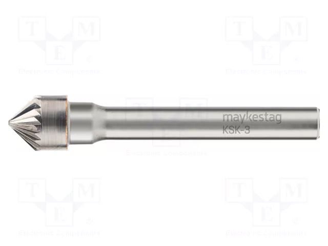Rotary burr; Ø: 8mm; L: 53mm; metal; Working part len: 8mm; 6mm; 3 ALPEN-MAYKESTAG ALP.784306108100