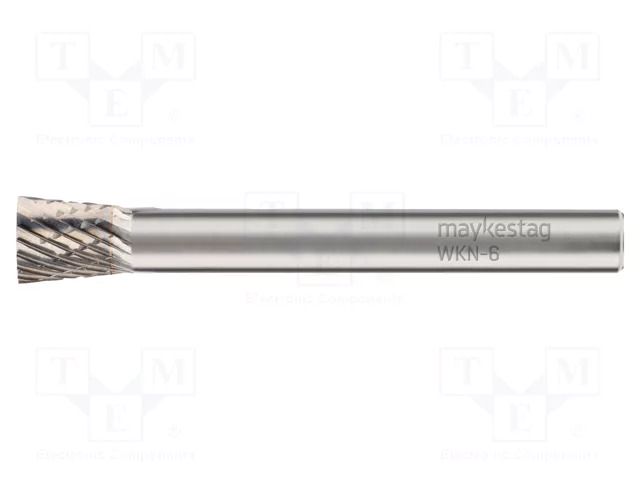 Rotary burr; Ø: 10mm; L: 55mm; metal; Working part len: 10mm; 6 ALPEN-MAYKESTAG ALP.781606110100