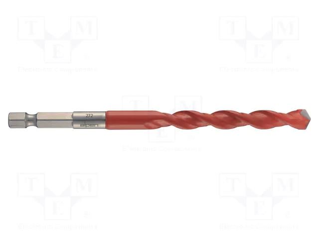 Drill bit; Ø: 7mm; 9/32"; L: 100mm; steel; tungsten carbide ALPEN-MAYKESTAG ALP.27200700100