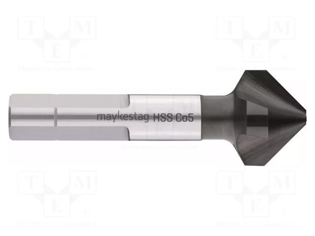 Countersink; high speed steel cobalt HSS-Co; Mounting: rod 6mm ALPEN-MAYKESTAG ALP.238701040100
