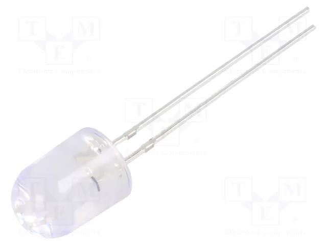 CRLED; blue; 8mm; 5800mcd; 30°; Front: convex; 20VDC; No.of term: 2 OPTOSUPPLY OSB5SA8B31B-CR14