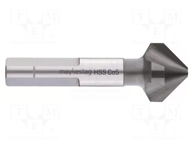 Countersink; high speed steel cobalt HSS-Co; Mounting: rod 12mm ALPEN-MAYKESTAG ALP.238003100100