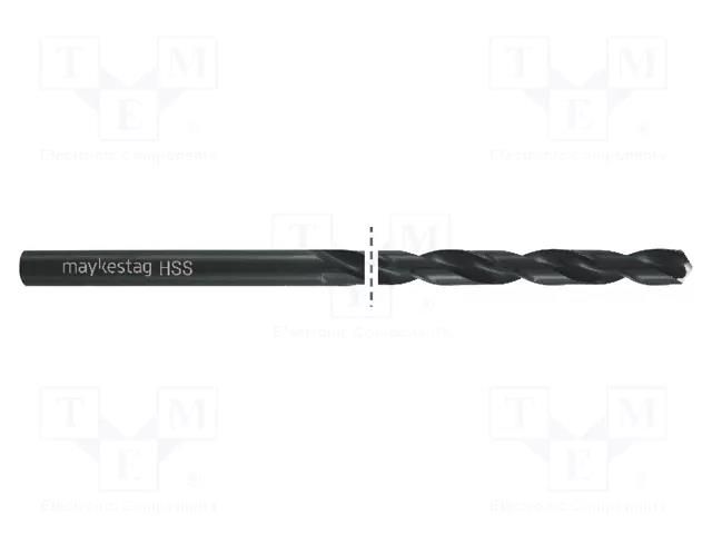 Drill bit; for metal; Ø: 10.2mm; L: 340mm; high speed steel; case ALPEN-MAYKESTAG ALP.11101020100