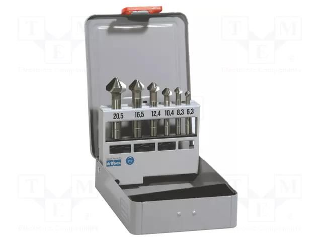 Countersink; high speed steel cobalt HSS-Co; 6pcs. ALPEN-MAYKESTAG ALP.229000096100