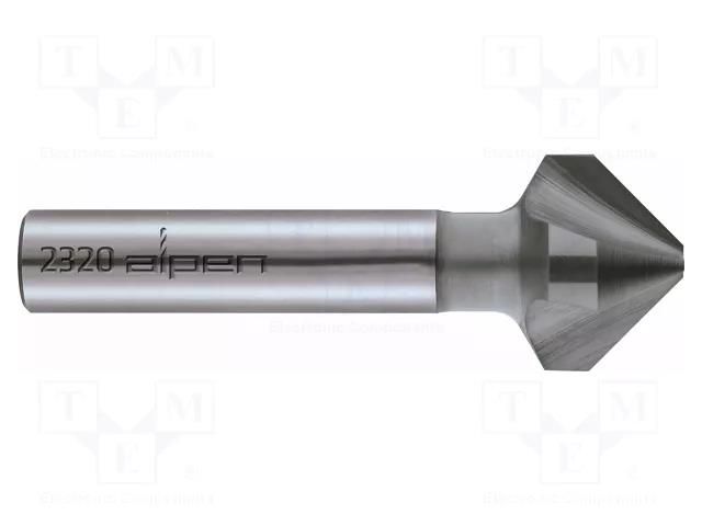 Countersink; high speed steel; Mounting: rod 8mm; 12.4mm ALPEN-MAYKESTAG ALP.232001240100