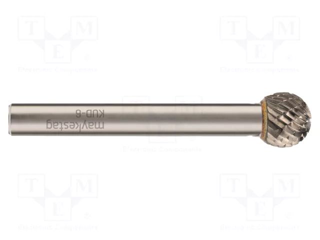 Rotary burr; Ø: 3mm; L: 38mm; metal; Working part len: 2.5mm; 6 ALPEN-MAYKESTAG ALP.787603103100