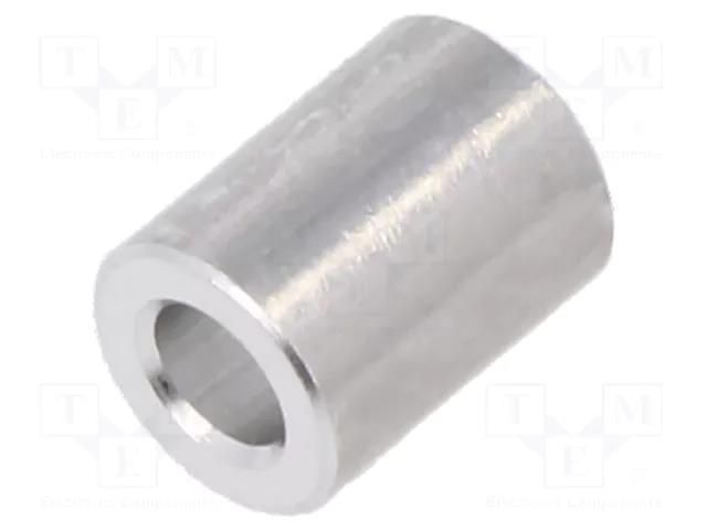 Spacer sleeve; 8mm; cylindrical; aluminium; Out.diam: 6mm DREMEC DR336/3.2X8