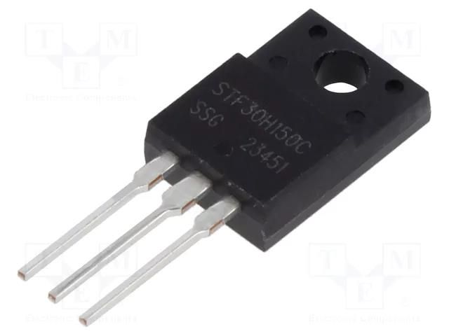 Diode: Schottky rectifying; THT; 150V; 30A; ITO220AB; Ufmax: 790mV SMC DIODE SOLUTIONS STF30H150C-SMC