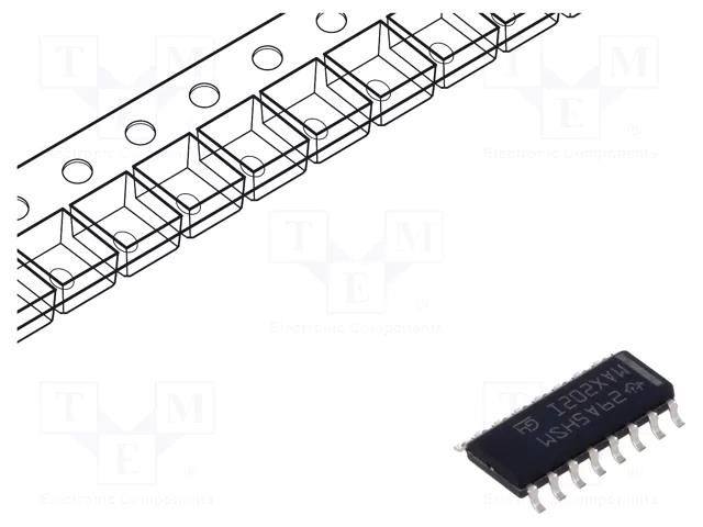IC: interface; receiver,line driver; RS232; 120kbps; SOIC16; ESD TEXAS INSTRUMENTS MAX202IDR