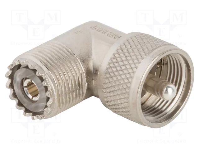 Adapter; UHF male,UHF female; Insulation: PTFE; zinc alloy AMPHENOL RF 083-1AP