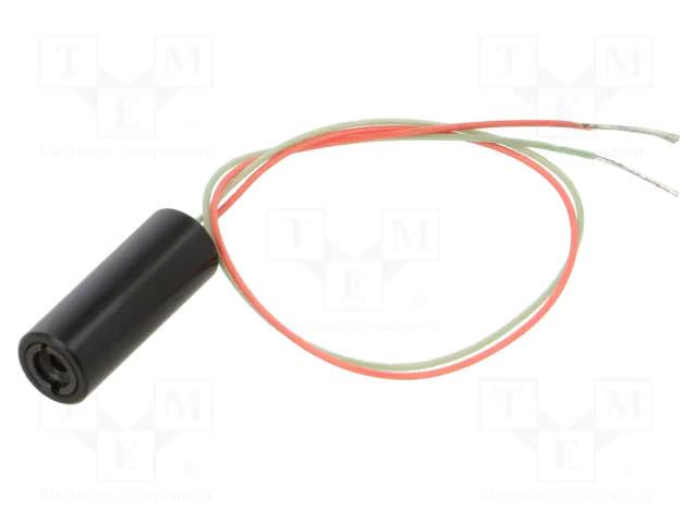 Module: laser; 1mW; red; dot; 650nm; 3÷5.5VDC; 10÷35mA PICOTRONIC DI650-1-5ADJ-8X21