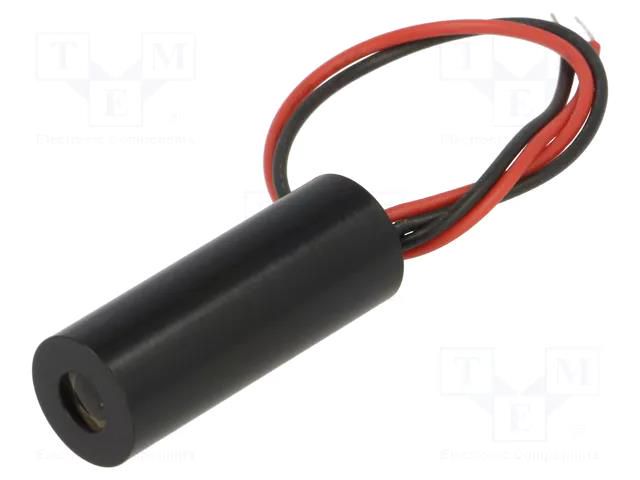 Module: laser; 5mW; red; line; 650nm; 2.7÷3.3VDC; 15÷45mA; 20° PICOTRONIC LE650-5-3-20-12X32