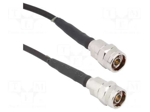 Cable; N male,both sides; straight; 0.5m; 50Ω AMPHENOL RF 095-909-176M050