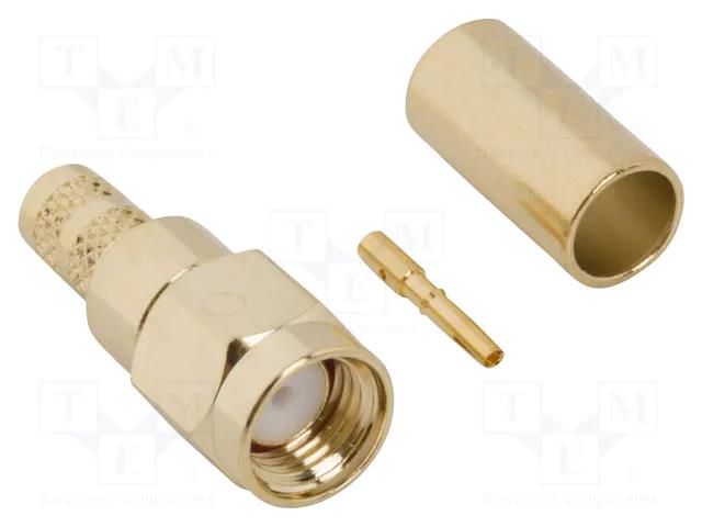 Connector: RP-SMA; plug; reverse,female; straight; 50Ω; for cable AMPHENOL RF 132113RP-10