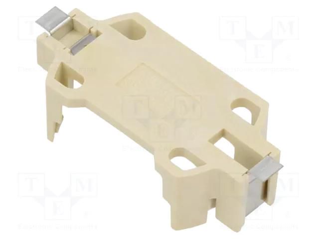 Socket; CR2477N; Batt.no: 1; horizontal,SMD RENATA SMTU2477N-LF