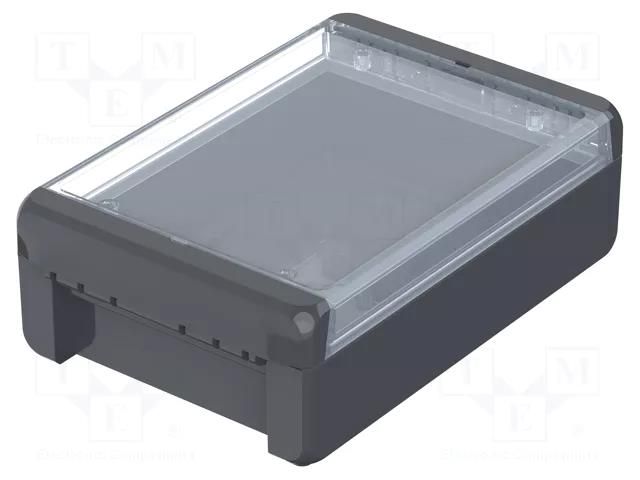 Enclosure: multipurpose; X: 125mm; Y: 191mm; Z: 60mm; BOCUBE; UL94V-0 BOPLA B181306PC-V0-G7024