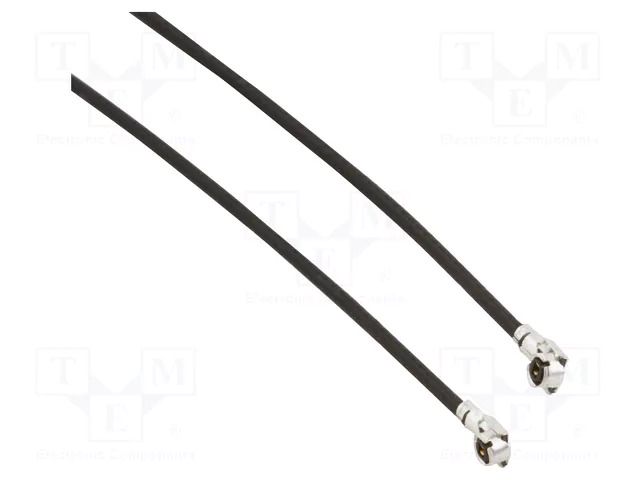 Cable; AMC4 female,both sides; angled; 0.2m AMPHENOL RF A-2PA-081-200B2