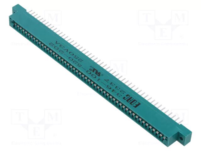 Connector: card edge; PIN: 100; 346; soldering; 3.175mm EDAC 346-100-520-202