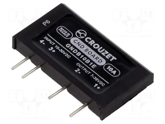 Relay: solid state; Ucntrl: 10÷30VDC; Variant: current source; GND CROUZET GNDB10B1E