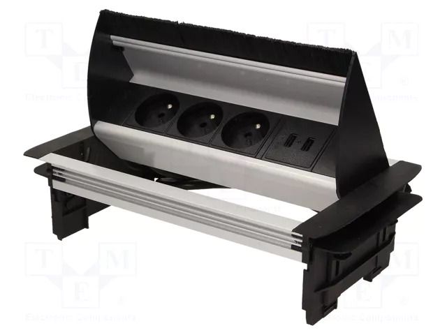 Plug socket strip: furniture; furniture socket; IP20; 3680W ORNO OR-AE-1362