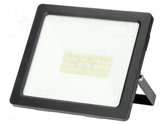 Lamp: LED flood light; 50W; 4000K; CRImin: 80; 150x178x35mm; IP65 VIRONE VIR-FL-3