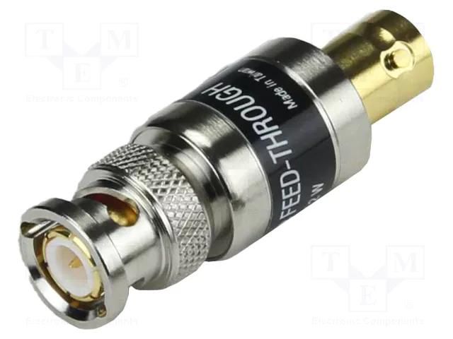 Attenuator; BNC socket,BNC plug; 75Ω; 1GHz; 49mm CAL TEST CT2944-75