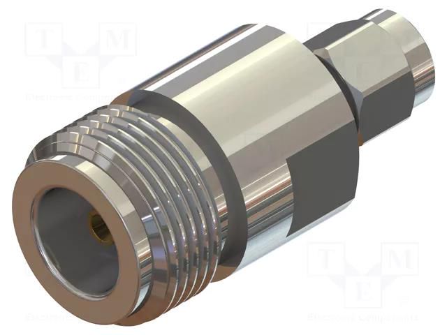 Adapter; 34.1mm; N socket,SMA male; 50Ω; 1kV; 12GHz CAL TEST CT3321A