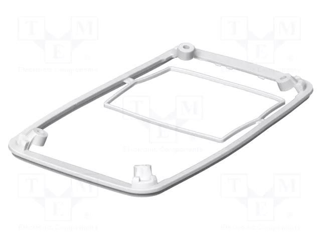 Gasket; elastomer thermoplastic TPE; BoPad; Colour: white BOPLA BOP-700DI-9016