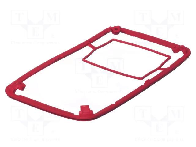 Gasket; elastomer thermoplastic TPE; BoPad; Colour: red BOPLA BOP-900DI-3001