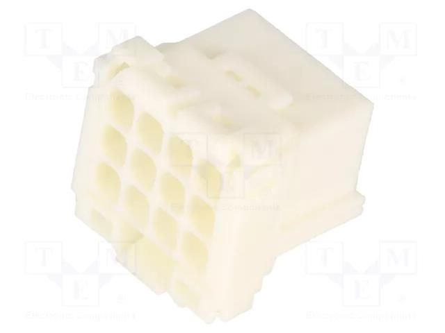 Connector: automotive; plug; female; MCP 2.8; PIN: 12; for cable TE Connectivity 7-968972-1