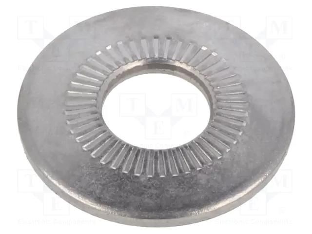 Washer; internally serrated; M10; D=27mm; h=3.1mm; BN 21207 BOSSARD B10/BN21207