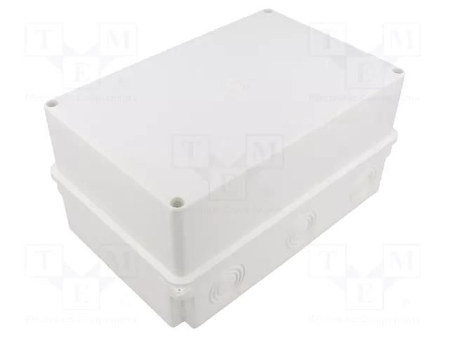 Enclosure: junction box; X: 150mm; Y: 235mm; Z: 115mm; wall mount JONEX JX-PK-11-WH