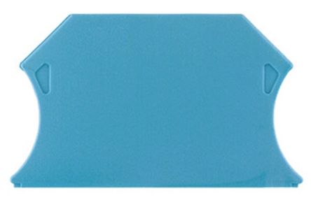 End plate WAP 2.5-10 BL, suitable for screw connection till 10mm², W-Serie, dark beige, Weidmuller 1050080000 4008190136611