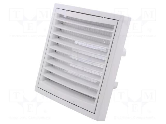 Accessories: ventilation grille; white; Body dim: 140x140x43mm DOSPEL S.A. 007-0153