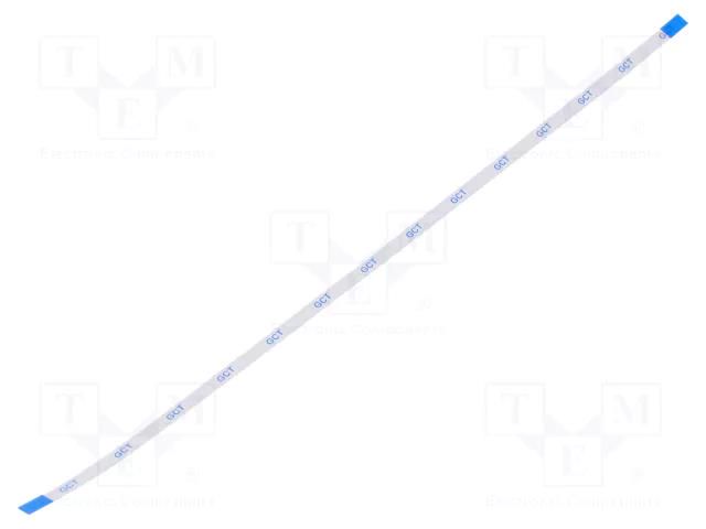 FFC tape; Cores: 6; Tape ph: 0.5mm; L: 203mm; 500mA; 60V GCT 05-06-A-0203-A