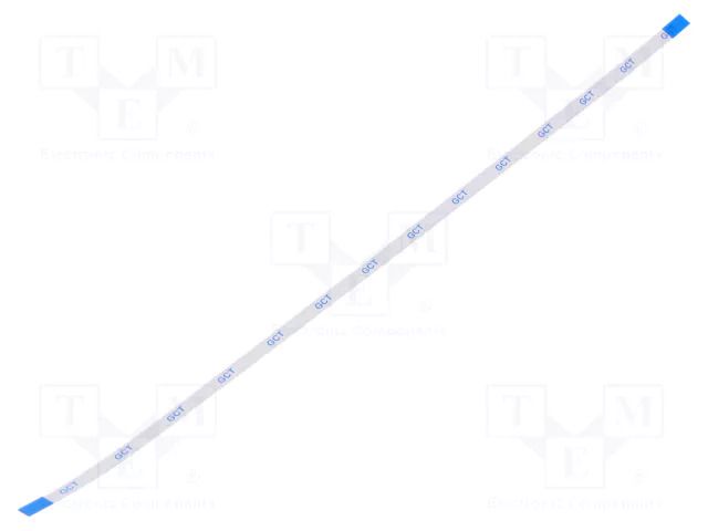 FFC tape; Cores: 6; Tape ph: 0.5mm; L: 203mm; 500mA; 60V; FFC5-TIN GCT 05-06-A-0203-A