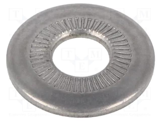Washer; internally serrated; M8; D=22mm; h=2.7mm; BN 21207 BOSSARD B8/BN21207