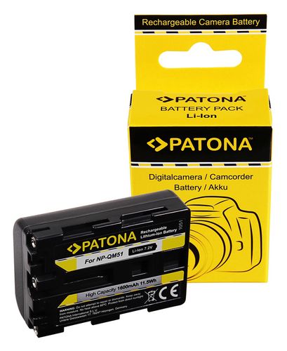 PATONA Battery f. Sony NP-FM55 QM51 FM50 DSLR-A100, PATONA 1051 4260218591820