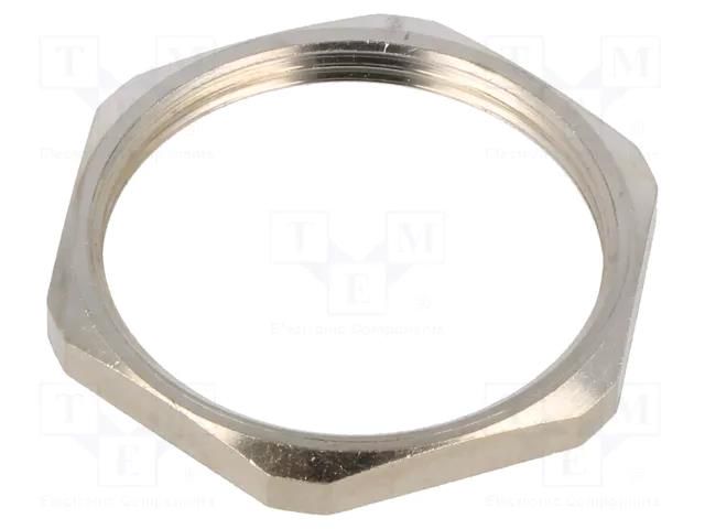 Nut; PG29; Thread: PG; Plating: nickel; Spanner: 41mm; Thk: 4.1mm ANAMET EUROPE AN-8800290