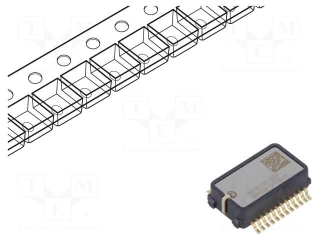 Sensor: position; 3÷3.6VDC; SPI; SMD,SMT; -40÷125°C; Range: ±125°/s Murata Power Solutions SCR2100-D08-05