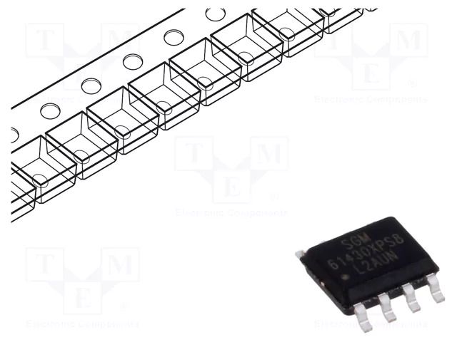PMIC; DC/DC converter; Uin: 4.5÷36V; 0.8÷24VDC; 3A; SO8; SMD; 390kHz SG Micro Corp SGM61430XPS8G/TR