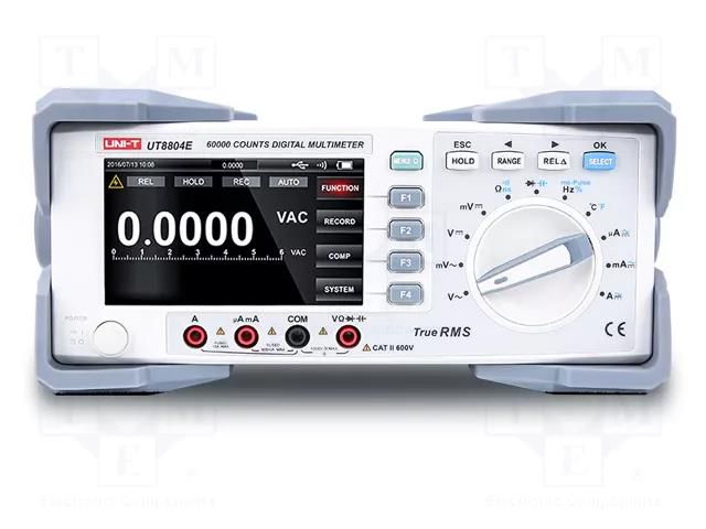 Benchtop multimeter; LCD 4,3"; 4,83 digit (60000); Illumin: yes UNI-T UT8804E